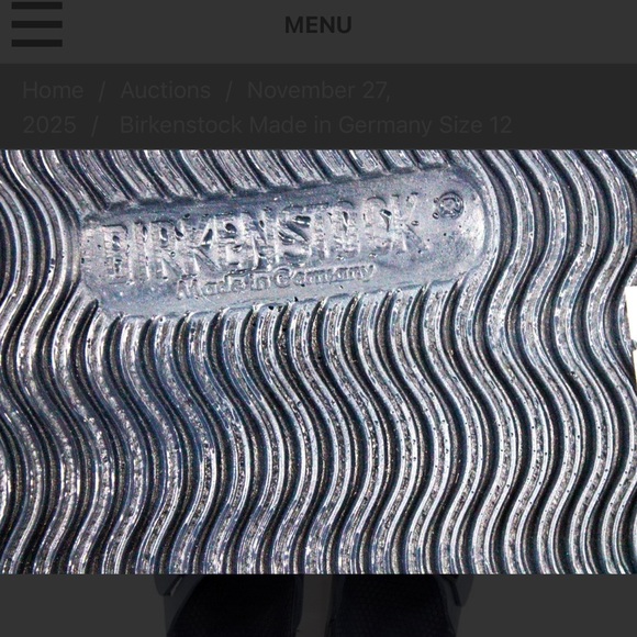 Birkenstock Silver Textured Sole - Picture 2 of 6